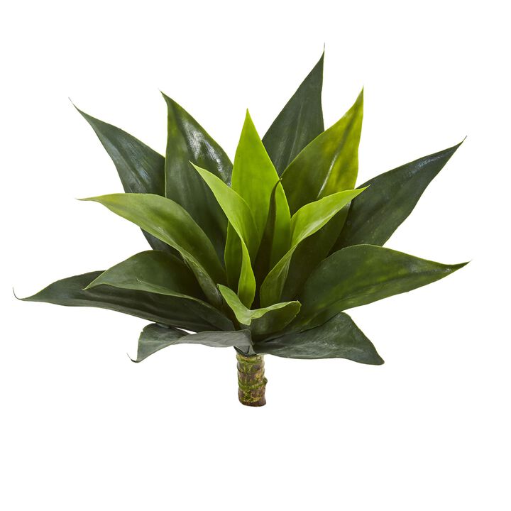 Hivvago 13" Agave Succulent Artificial Plant (Set of 6)