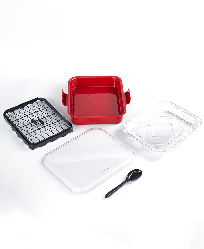 UBER PARTY PANS - 9"X13" TO GO CASSEROLE FOIL PAN CARRIER 2 IN 1 BLACK