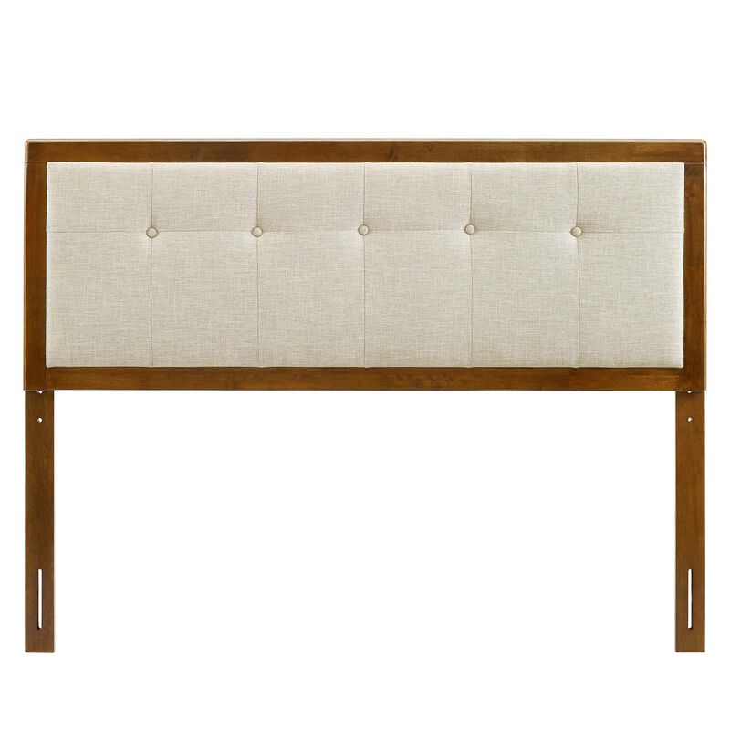 Modway - Draper Tufted Queen Fabric and Wood Headboard