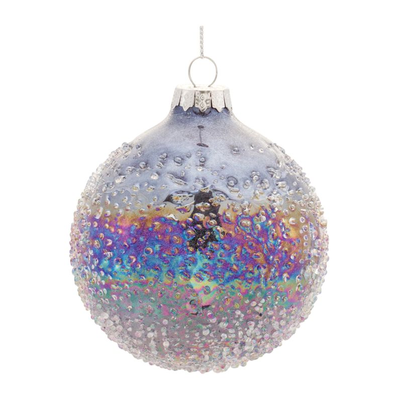 Set of 12 Glass Ball Ornaments - 3"D for Christmas Tree Styling