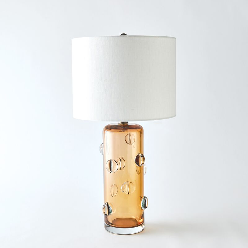 Amber Glass Lamp