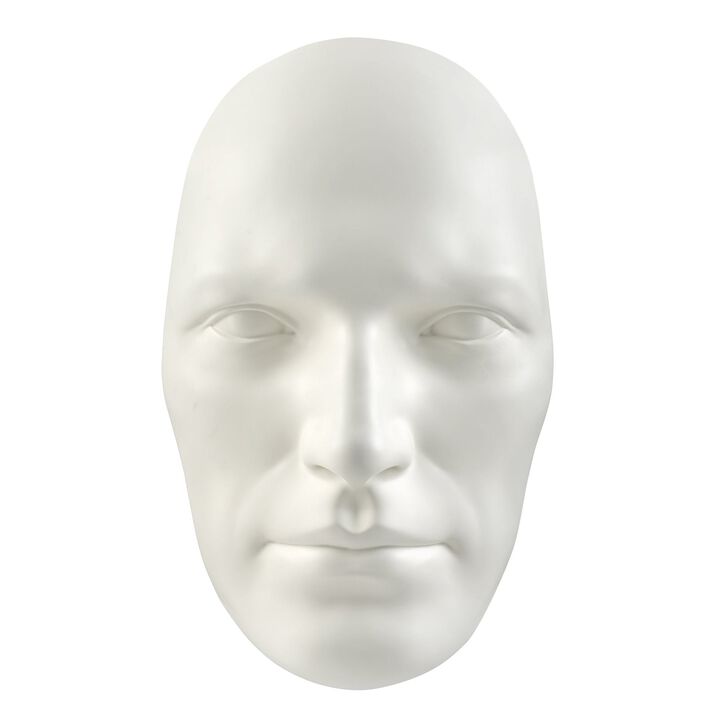 Sumerian Masculine Face Sculpture Resin Handmade