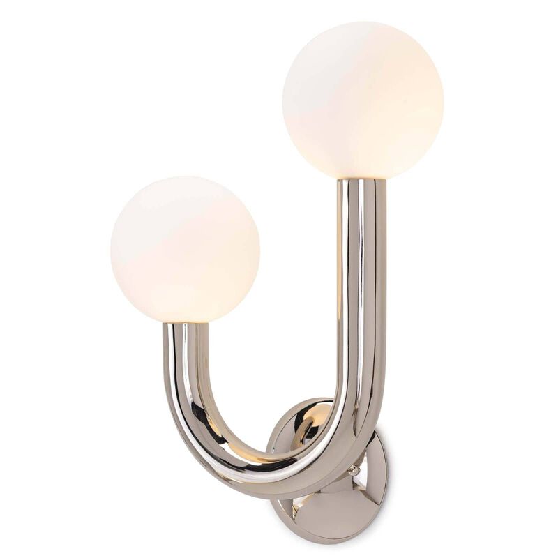 Happy Sconce Left Side in Polished Nickel