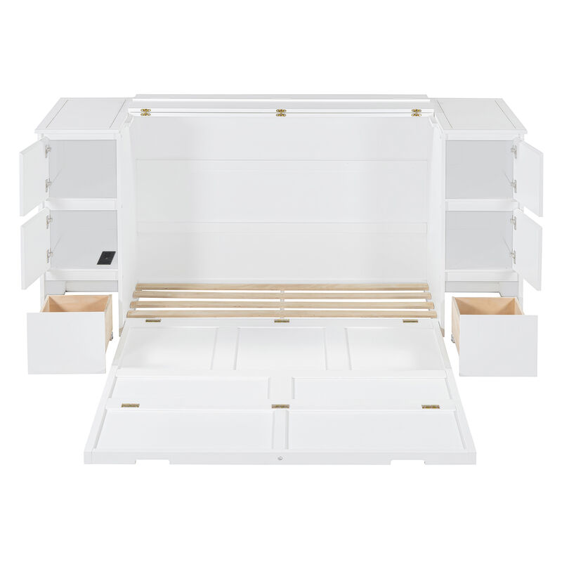 Merax Murphy Bed with Drawers