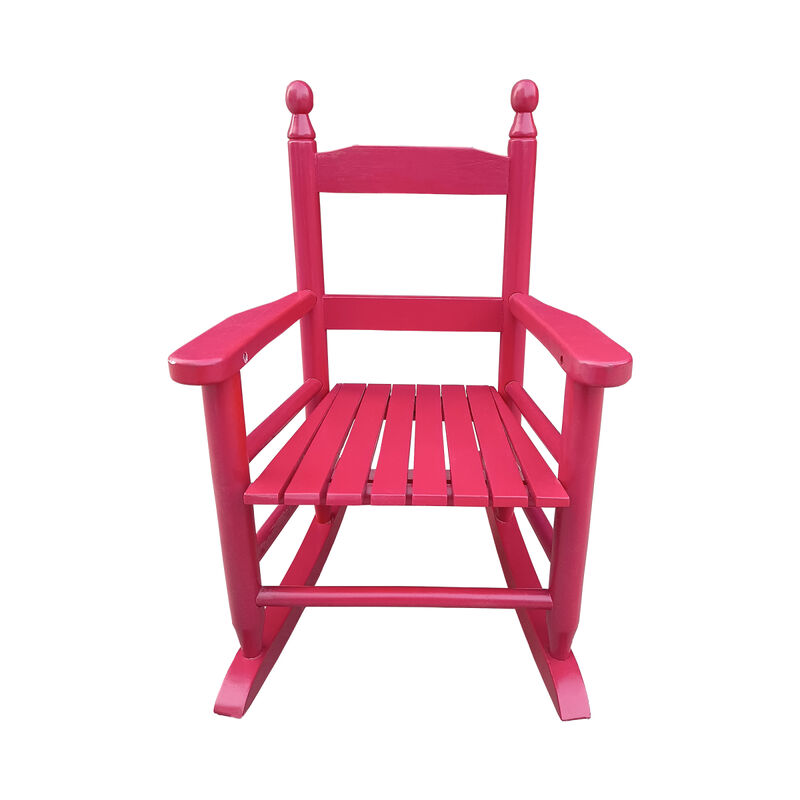 Children's Rocking Red Chair- Indoor Or Outdoor - Suitable For Kids-Durable
