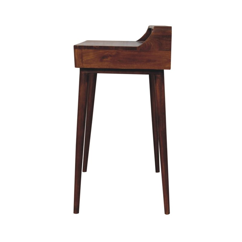 Artisan Furniture Solid Wood Elevated Chestnut Console Table