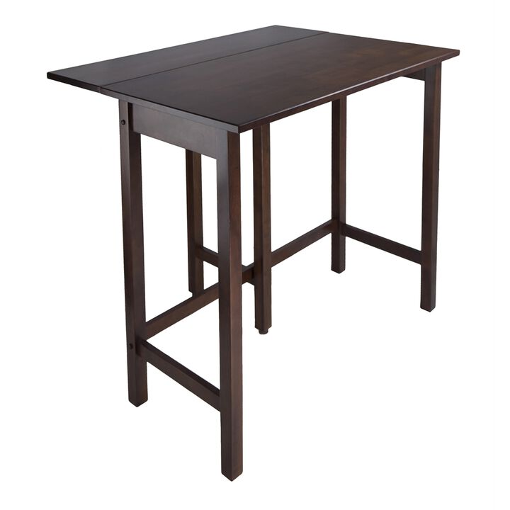 Winsome Wood Lynnwood Drop Leaf High Table