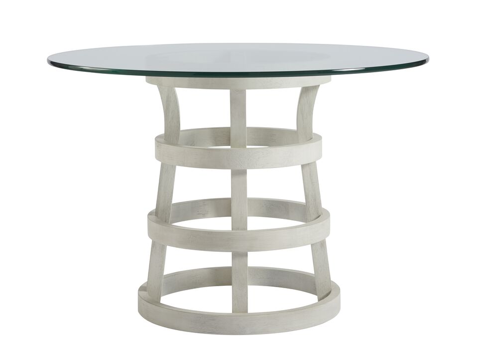 Round Glass Table 44"