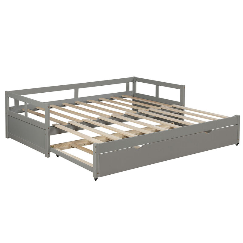 Merax Extending Daybed with Trundle