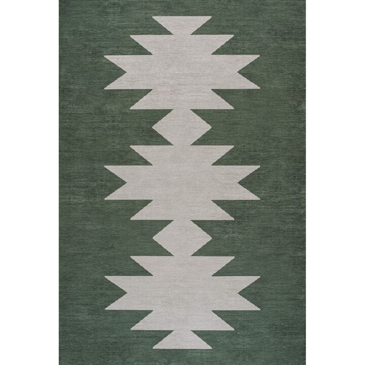Chayton Minimalist Geometric Machine-Washable Area Rug