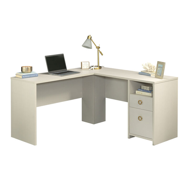 Grand Coast L-Shaped Desk with Drawers
