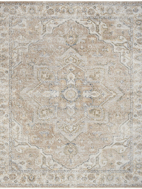 Astra Machine Washable ASW12 Beige 7'10" x 10' Rug