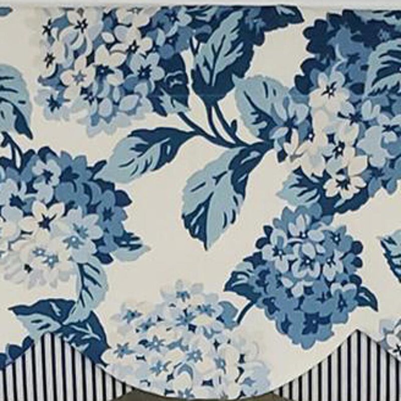 RLF Home Luxurious Modern Design Classic Summer Wind Petticoat Style Window Valance 50" x 15" Black