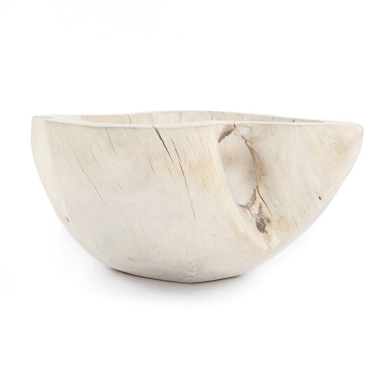 Live Edge Bowl-Ivory