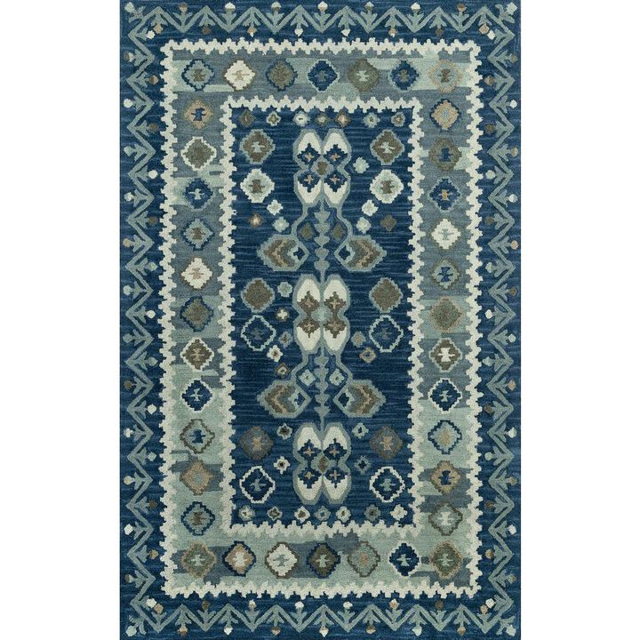 Momeni Traditional Runner Area Rug, Blue, 2'3 X 8' Runner