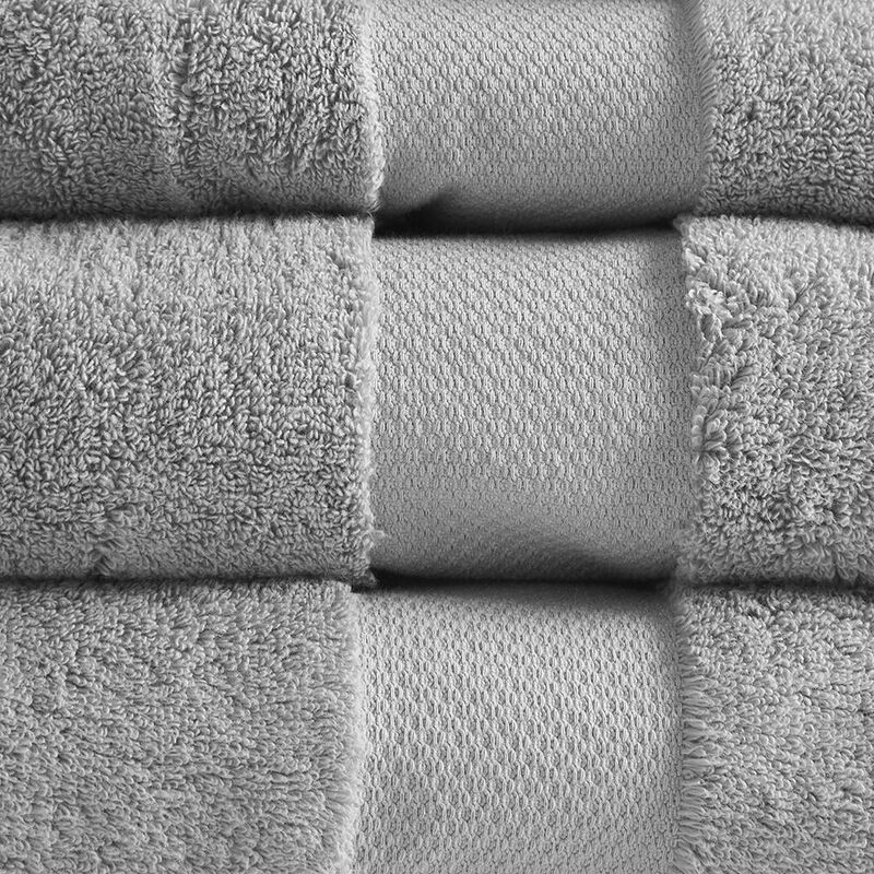 Belen Kox Luxe Comfort Turkish Bath Towel Set Grey, Belen Kox