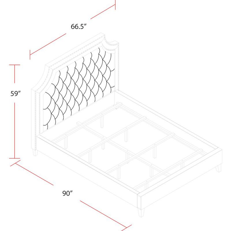 Parker Living Sleep Jasmine - Flannel Queen Bed