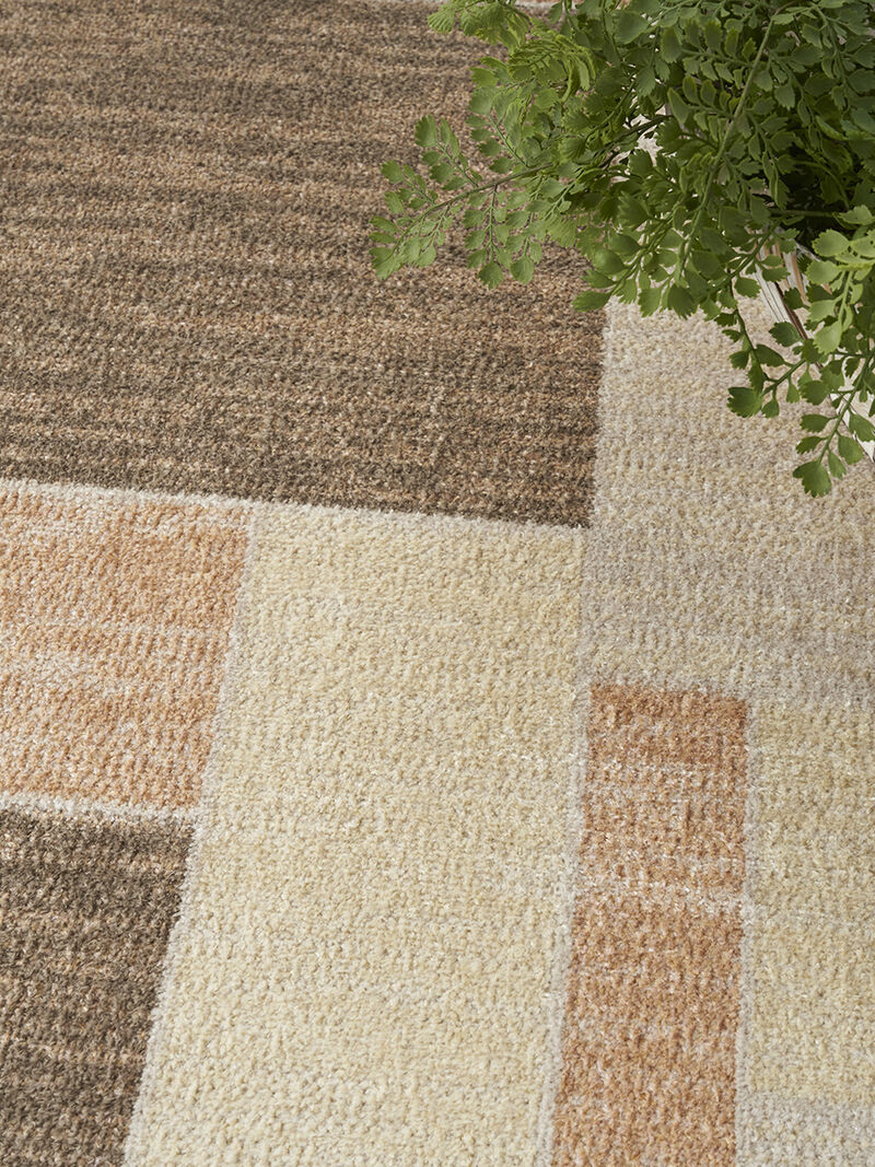 Astra Machine Washable ASW09 Beige/Multicolor 7'10" x 10' Rug