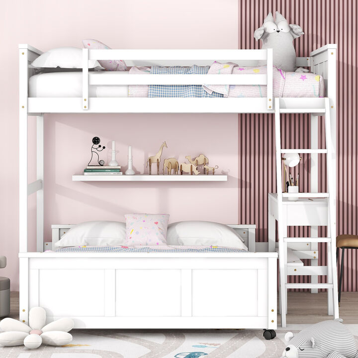 Merax Bunk Bed with Desk
