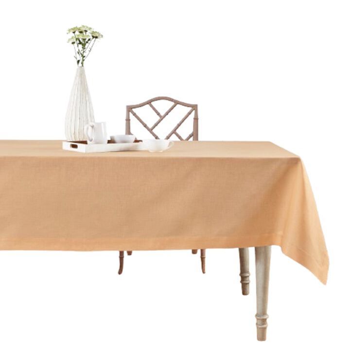 Solino Home 100% Pure Linen Table Runner | Classic Hemstitch for Thanksgiving, Christmas