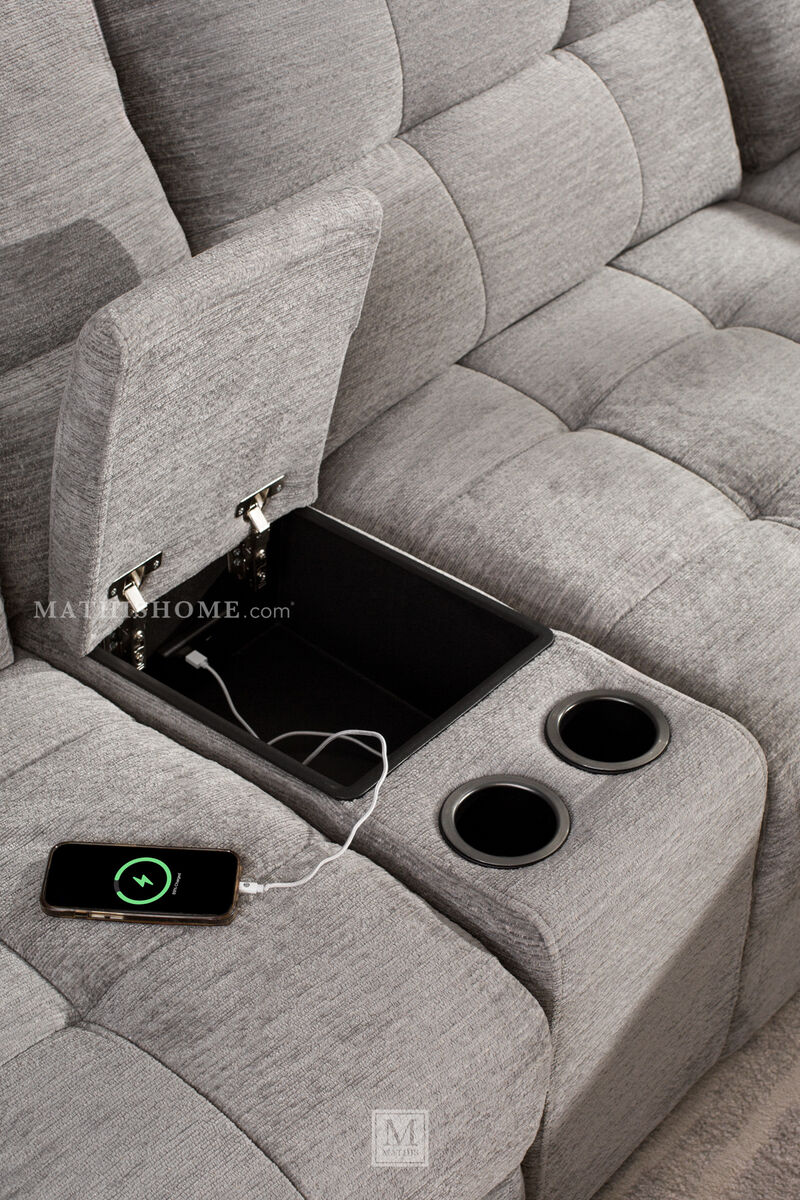 Slide 6-Piece Power Sectional