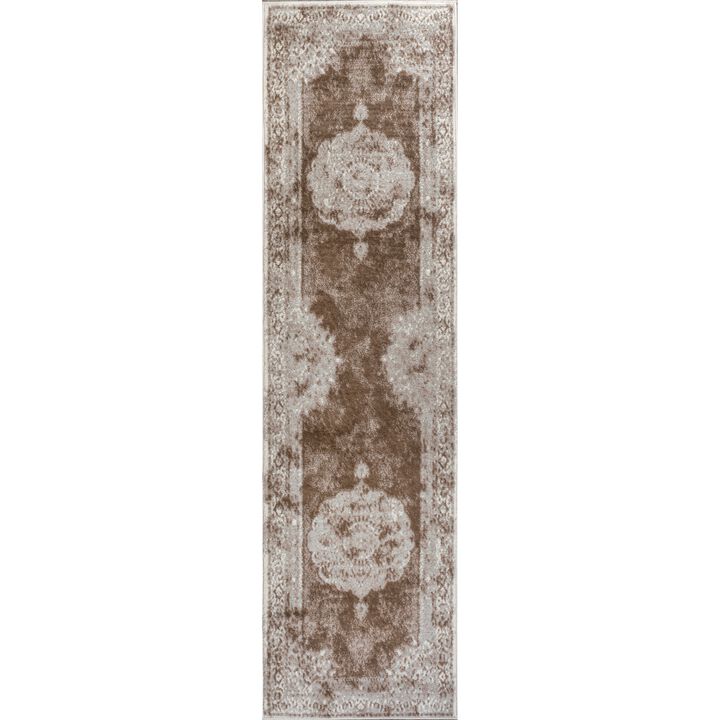 Rosalia Cottage Medallion Cream/Brown Rug