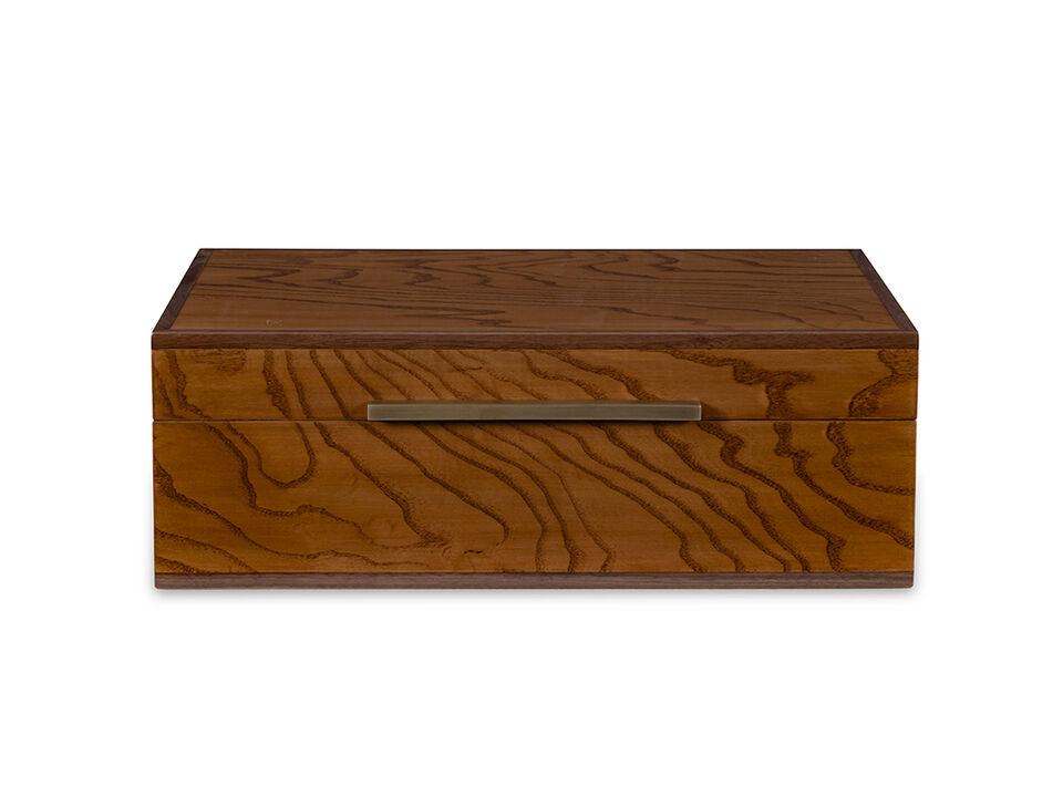 Walnut And Brass Box