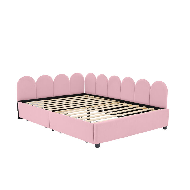 Merax Upholstered Daybed with 2 Drawers
