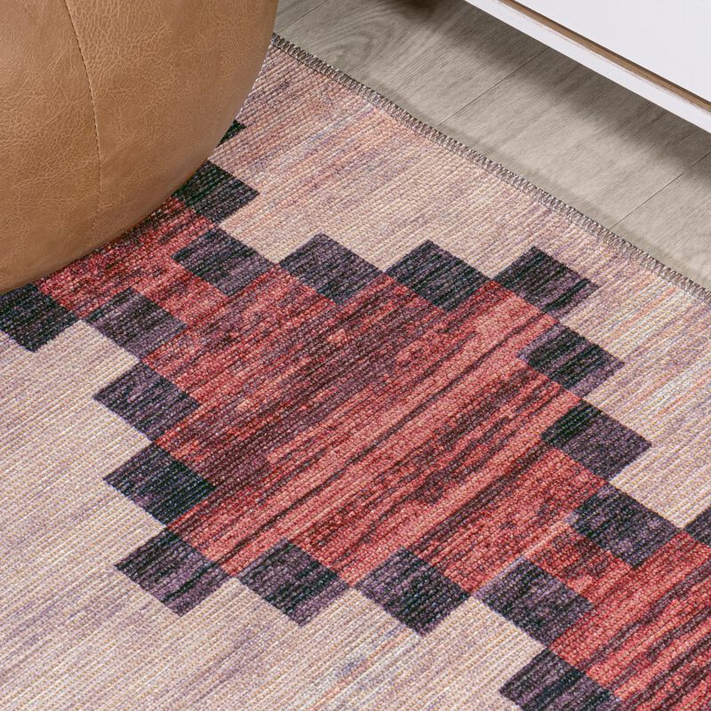 Timantii Modern Trellis Kilim Area Rug
