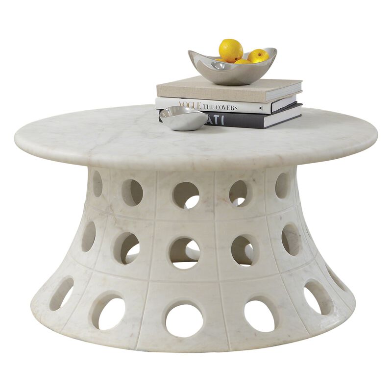 Taper Circle Cocktail Table