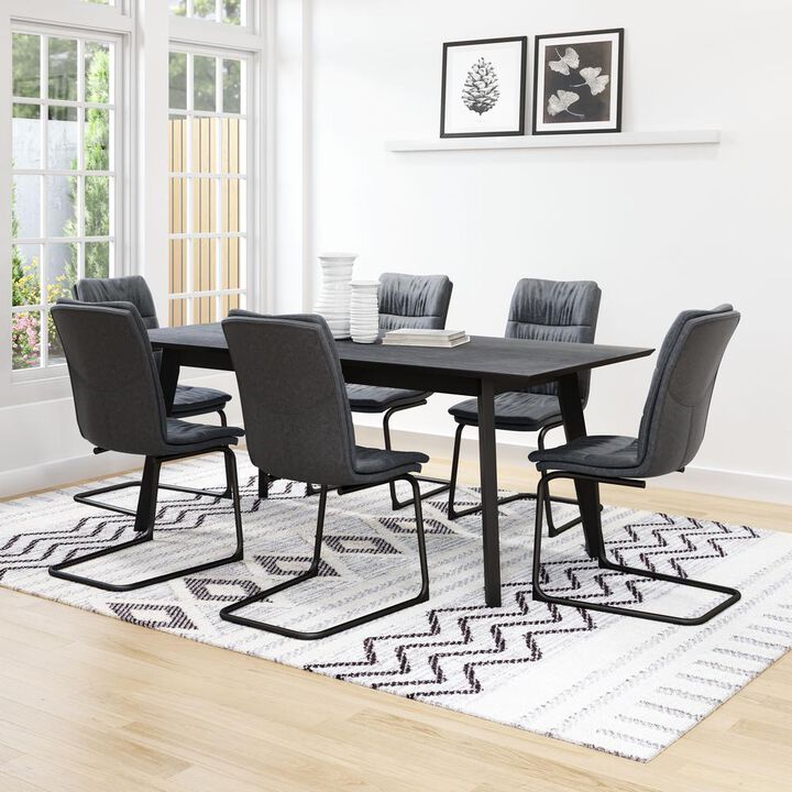 Belen Kox Vintage Black Sharon Dining Chair Set, Belen Kox