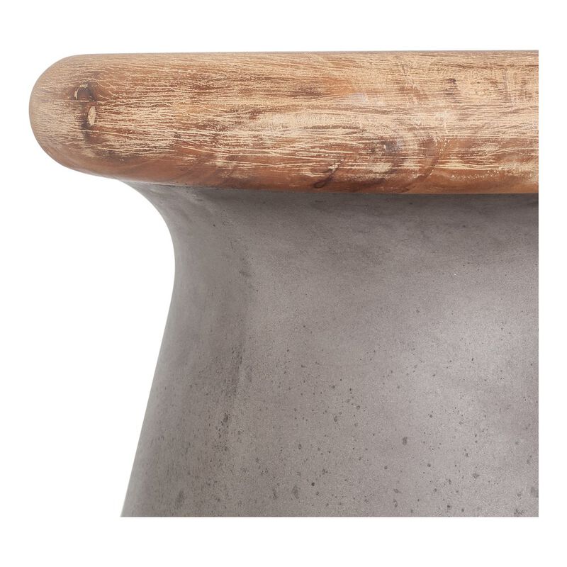 Moe’s Earthstar Outdoor Stool Dark Grey