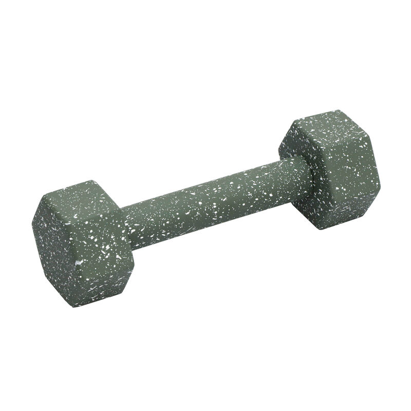 Gabby Speckled Brick Red Decorative Dumbbell