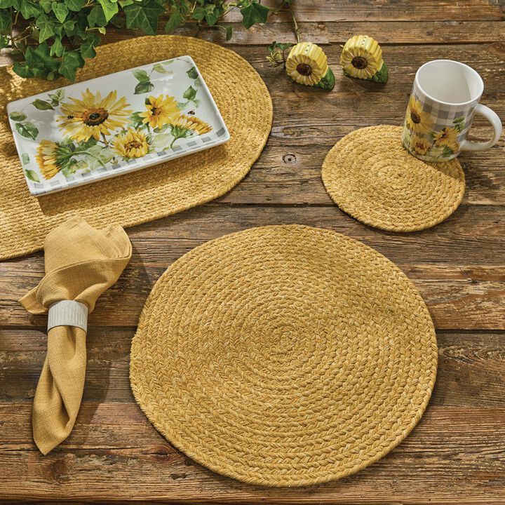 Park Designs Cumin Spice Bin Braided Placemat Set of 4