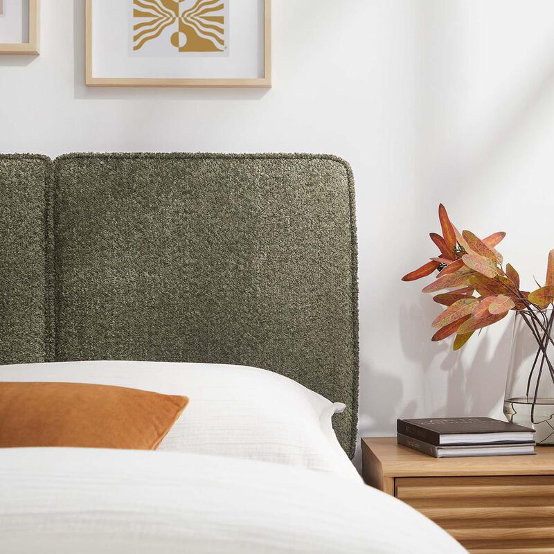 Modway Lindee Boucle Fabric Twin Headboard