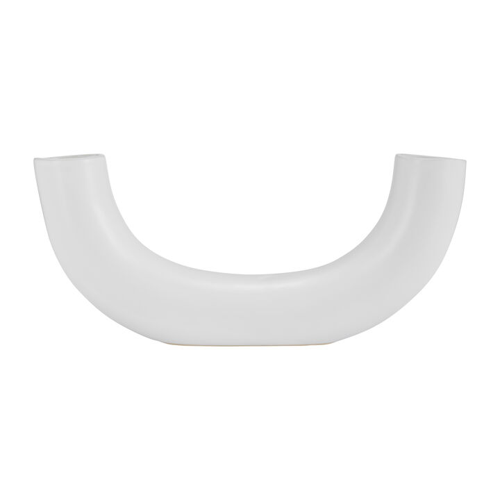 12" Half Circle Vase