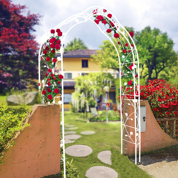 Streamdale Customizable Metal Garden Arch for Weddings and Events