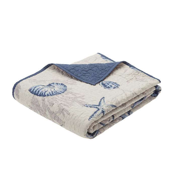 Belen Kox Coastal Breeze Oversized Quilted Throw, Belen Kox