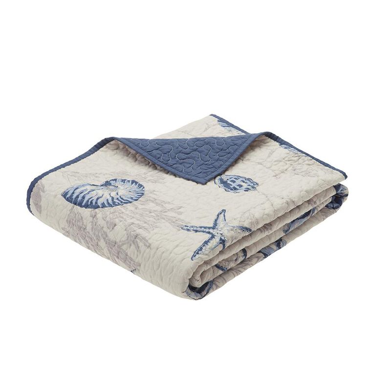 Belen Kox Coastal Breeze Oversized Quilted Throw, Belen Kox