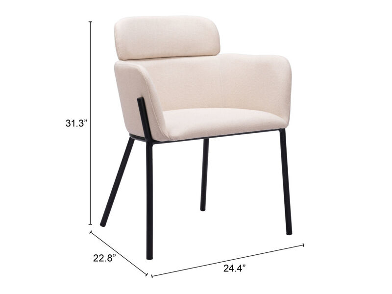 Bremor Dining Chair (Set of 2) Beige