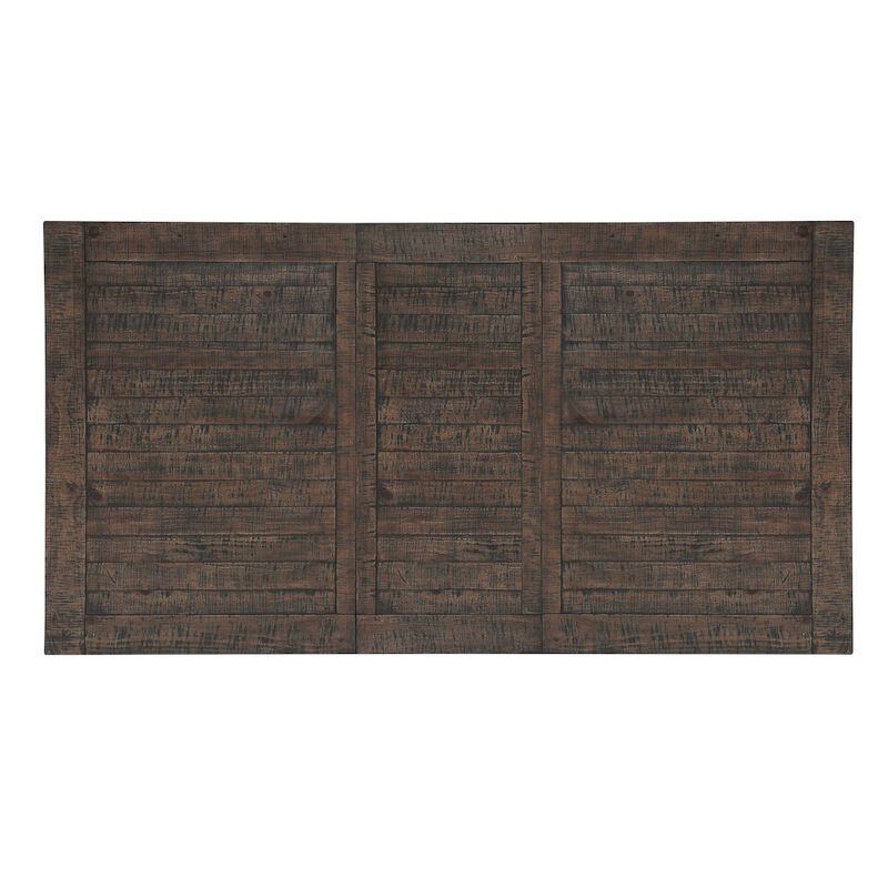 Jofran Willow Creek Distressed 78 Extension Solid Wood Counter Height Table