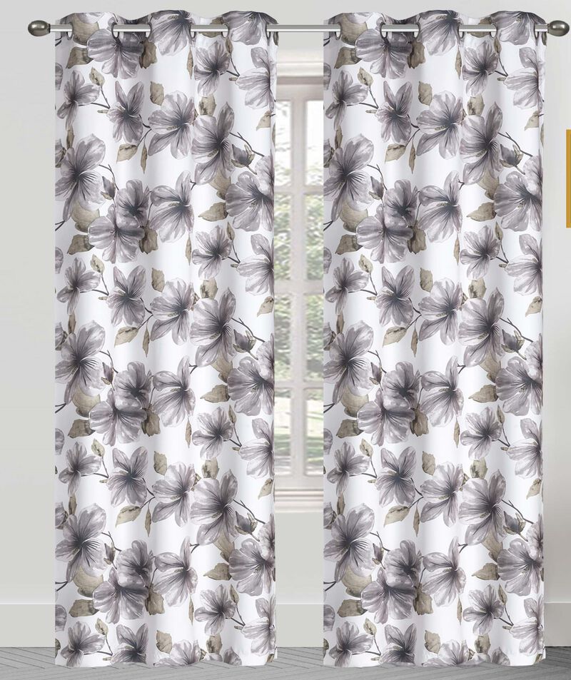 J&V Textiles Margaret Joseph Floral Grommet Blackout Curtain Panels (Set of 2)