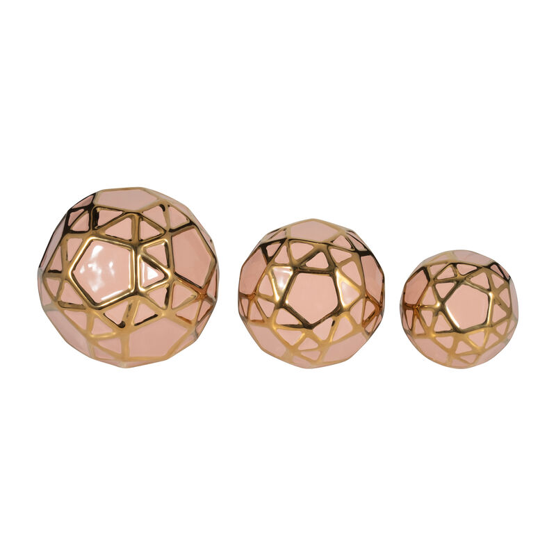 Orbs Blush/gold Set