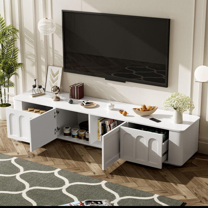 Merax Modern Media Console Cabinet  TV Stand