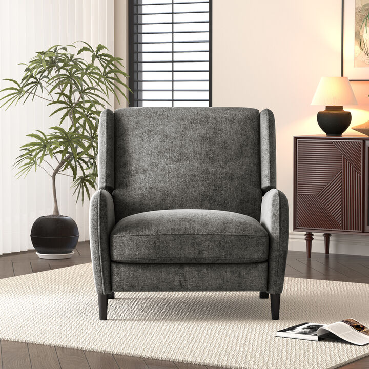 Oversized Contemporary Push-Back Recliner for Maximum Relaxation