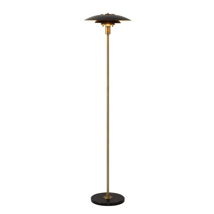 NOVA OF CALIFORNIA Rancho Mirage Floor Lamp - Matte Black