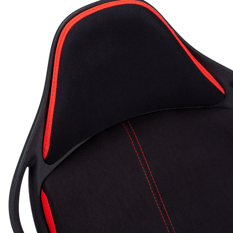 Monarch Specialties I 7259 Office Chair, Gaming, Adjustable Height, Swivel, Ergonomic, Armrests, Computer Desk, Work, Metal, Mesh, Black, Red, Contemporary, Modern