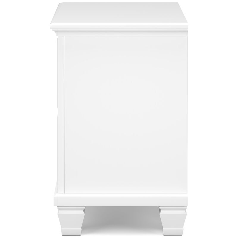 Fortman White Nightstand