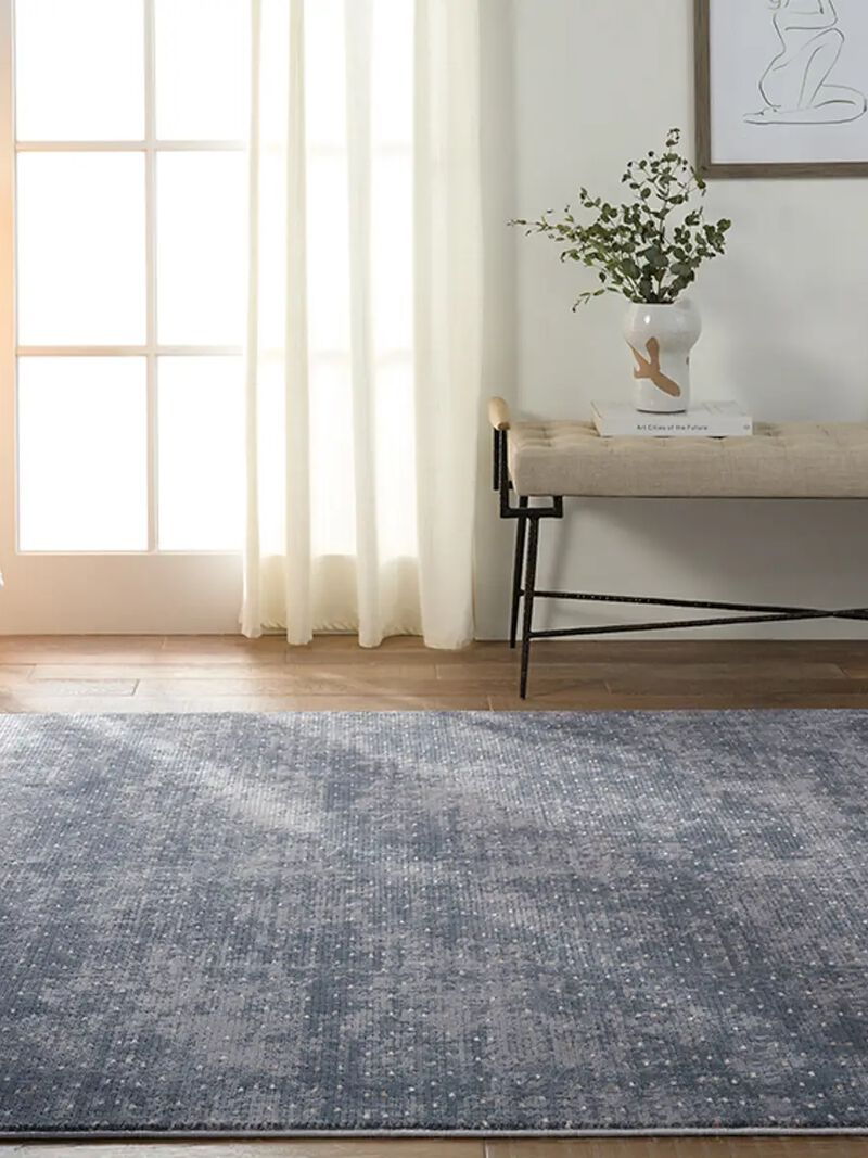 Sundar Melora Blue 5'3" x 8' Rug