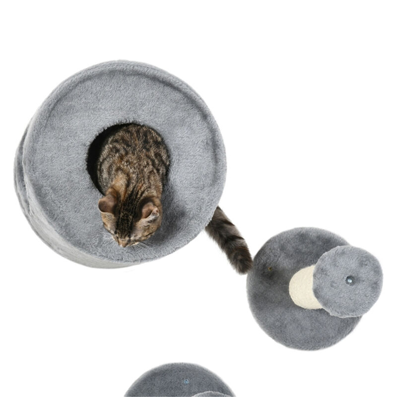 Cat Wall Shelves, Cat Trees & Climbing Tower with Scratching Posts, Perches, and Cozy Spots for Cats